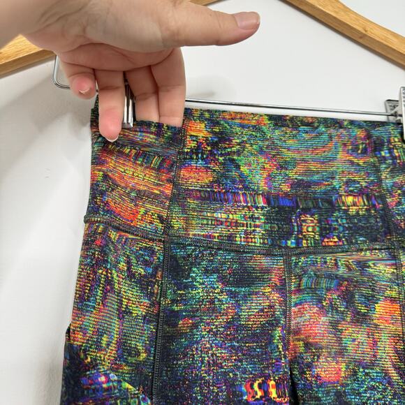 Lululemon Athletica Fast And Free Tight Tapestry Glitch Activewear Gym Size 2 - Picture 3 of 12